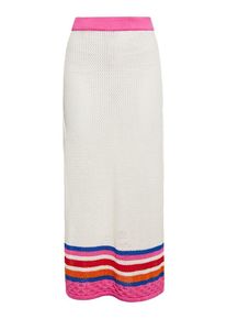 ebeeza Dames Rok donkerblauw / pitaja roze / rood / wit 40