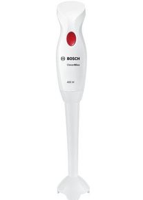 Bosch MSM14000 Stabmixer CleverMixx, 400 W, Ergonomischer Griff, QuattroBlade, weiß