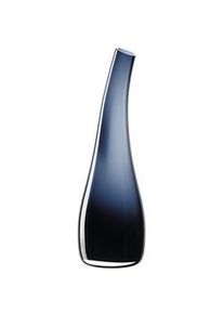 Leonardo Vase , Blau , Glas , bauchig , 8.00x25.00x8.00 cm , handgemacht, zum Stellen , Dekoration, Vasen, Glasvasen