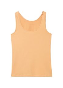 Tom Tailor Damen Basic Top, orange, Uni, Gr. XXL, baumwolle