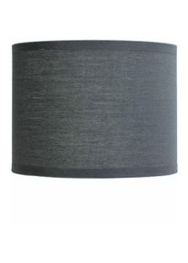 Licht-Erlebnisse - Abat-jour en tissu anthracite au design moderne dans le style scandinave pour lampe de table E14 H:13 cm - Anthracite - Anthracite