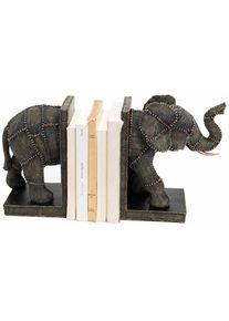 Le Monde Des Animaux - Stop-livres Elephant en résine