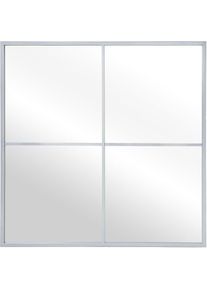 Fijalo - miroir métal blanc 80X80 cm fenêtre 80X2X80CMpour tous les styles pour ajouter une touche à la maison