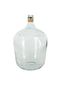Atmosphera Vase en Verre Dame Jeanne 56cm Transparent