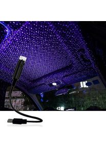 CREA voiture Usb étoile plafond ciel étoilé lampe de Projection toit atmosphère Led veilleuse