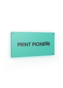 Plaque de porte et d'entreprise | En verre acrylique, composite d'aluminium ou mousse rigide | Panneaux publicitaires avec impression personnalisée