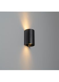 Qazqa Design ronde wandlamp zwart - Sabbir
