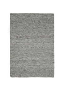Linea Natura Handwebteppich , Grau , Textil , meliert , rechteckig , 300x400 cm , für Fußbodenheizung geeignet , Teppiche und Böden, Teppiche, Schafwollteppiche