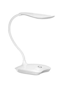 Lampe de bureau LED à variateur tactile à 3 niveaux de luminosité, lampe de bureau avec col de cygne flexible, lampe de jour, lampe de chevet pour