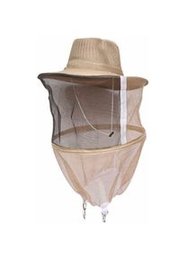 Linghhang - Chapeau d'apiculture avec voile, chapeau anti-moustique, masque de tête d'apiculteur