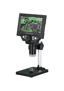 Microscope électronique à écran LCD de 5,5 pouces Microscopes industriels de 10 mégapixels Loupe de maintenance électronique numérique Grossissement