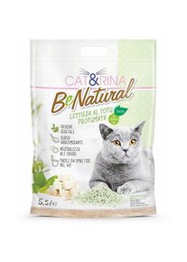 CAT&RINA Cat&rina - Litière végétale BeNatural au tofu parfum thé vert 5.5 litres