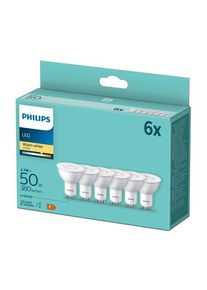 Philips LED-Lampe Spot PAR16 4,7W/827 (50W) 36° 6-pack GU10