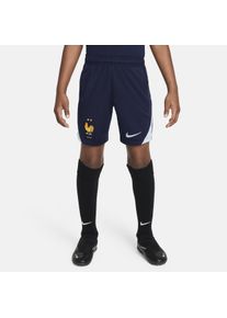 Short de foot en maille Nike Dri-FIT FFF Strike pour ado - Bleu