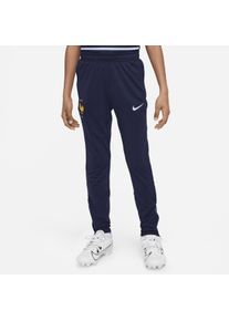 Pantalon de foot en maille Nike Dri-FIT FFF Strike pour ado - Bleu