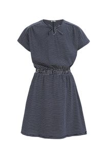 WE Fashion Vestido em azul, branco