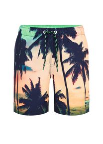 WE Fashion Calções de banho em laranja