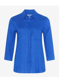 Brax Dames Hemdblouse Style VICKI, blauw,