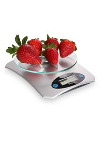 Beneffito - Balance de Cuisine et Pâtisserie - Légère avec Écran lcd - Affichage numérique - Facile à Nettoyer - Poids max 5KG - Gris - Gris