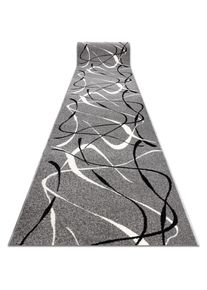 RUGSX - Tapis de couloir silver choco gris 80 cm grey 80x1150 cm
