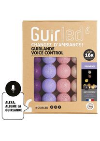 Provence Commande Vocale Intérieur Guirlande lumineuse boules coton Google & Alexa 16 boules - 16 boules