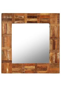 Prolenta Premium - Maison du'Monde - Miroir mural Bois de récupération massif 60 x