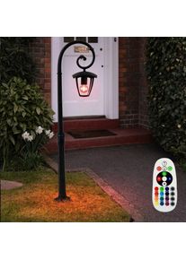 etc-shop Lampe de support de télécommande d'éclairage extérieur de lanterne de jardin dans un ensemble comprenant des ampoules led rvb