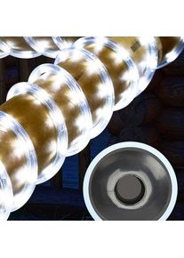 HENGDA Tube Lumineux Extérieur LED Guirlande Lumineuse Décoration et Adapteur d’alimentation Blanc froid-50M - Blanc froid