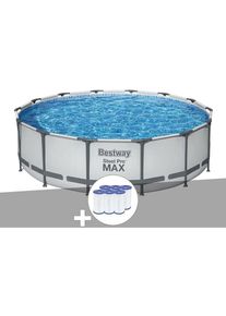 Kit piscine tubulaire Bestway Steel Pro Max ronde 4,27 x 1,07 m + 6 cartouches de filtration