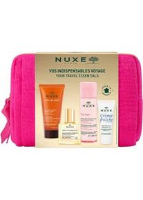NUXE Paris Nuxe Huile Prodigieuse Huile Prodigieuse Geschenkset Huile Prodigieuse 10 ml + Rêve de miel Cleansing Gel 30 ml + Very Rose 3 in 1 Soothing Micellar Water 50 ml + Creme fraîche de beauty Moisturising Plumping Cream 15 ml