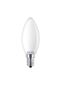 Philips LED-Lampe Classic Candle 4,3W/827 (40W) Frosted E14