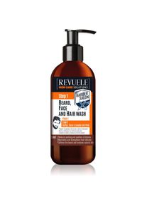 Revuele Men Care Solutions Barber Salon Shampoo voor Haar en Baard 3in1 300 ml