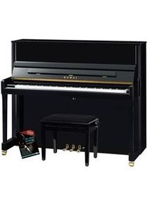 KAWAI K-300 E/P Klavier Schwarz Hochglanz Set
