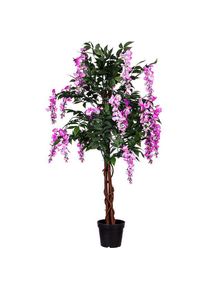 PLANTASIA Műnövény Wisteria 120 cm rózsaszín