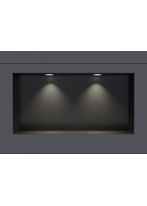 Bernstein Nis badkamer rvs NT206010X randloos met LED spot - 20 x 60 x 10 cm (H x B x D) - Selecteerbare kleur