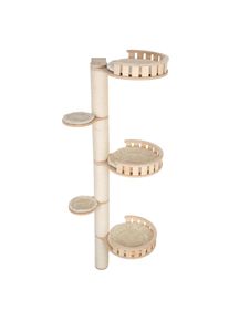 Arbre à chat mural Azalea crème de Natural Paradise