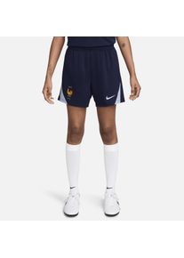 Short de foot en maille Nike Dri-FIT FFF Strike pour femme - Bleu