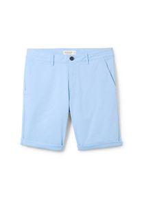 Tom Tailor Herren Slim Chino Shorts, blau, Uni, Gr. 33, baumwolle