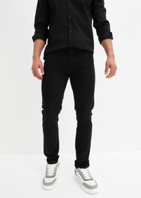 Jean slim extensible coupe droite - noir - taille 48 avec coton - bonprix