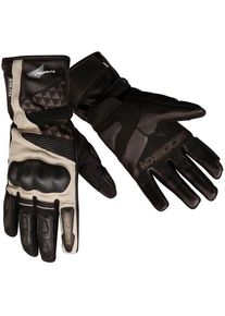 Modeka Panamericana, gloves waterproof women , color: Black/Beige , size: M