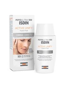 ISDIN Solare Fotoultra 100 Active Unify Fusion Fluid SPF 50+ Protectie Solara 50 ml