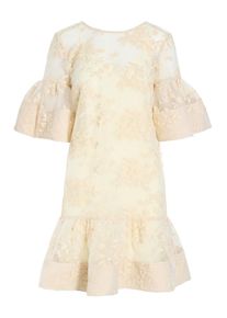 Dea Kudibal Dames Jurk beige gemêleerd 32