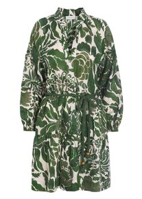Dea Kudibal Dames Jurk 'Vania' lichtbeige / groen 32