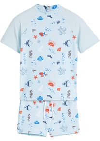 Maglia da bagno e pantaloncini da bagno (set 2 pezzi) - Blu - Taglia 116/122 - bonprix