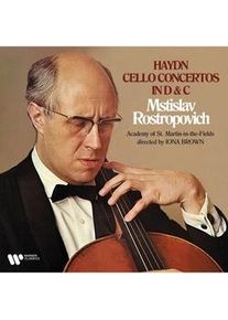 Cellokonzerte 1&2 - Mstislav Rostropowitsch Amf Iona Brown. (LP)