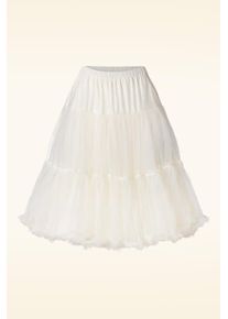 Banned Retro Queen Size Lola Lifeforms Petticoat in Elfenbein