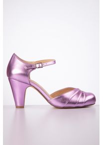 Goldie Mary Jane Pumps in Lila Metallic