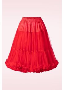 Banned Retro Queen Size Lola Lifeforms Petticoat in Rot