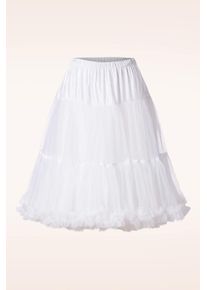 Banned Retro Queen Size Lola Lifeforms Petticoat in Weiß