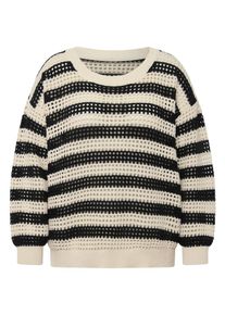 Ulla Popken Pull-over Femme beige taille M-L